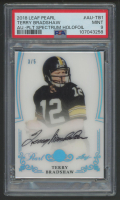 Terry Bradshaw 2018 Leaf Pearl Autograph Platinum Spectrum Holofoil #AUTB1 #3/5 (PSA 9) at PristineAuction.com