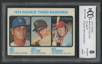 Ron Cey / John Hilton / Mike Schmidt 1973 Topps #615 Rookie Third Basemen RC (BCCG 8) at PristineAuction.com