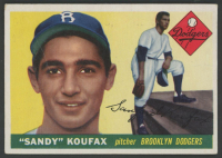 Sandy Koufax 1955 Topps #123 RC at PristineAuction.com