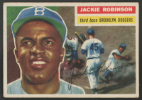 Jackie Robinson 1956 Topps #30 at PristineAuction.com