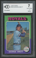 George Brett 1975 Topps #228 RC (BCCG 7) at PristineAuction.com