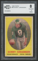 Sonny Jurgensen 1958 Topps #90 RC (BCCG 8) at PristineAuction.com