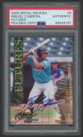 Miguel Cabrera Signed 2000 Royal Rookies Futures #6 (PSA & JSA) at PristineAuction.com