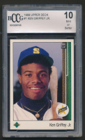Ken Griffey Jr. 1989 Upper Deck #1 RC (BCCG 10) at PristineAuction.com