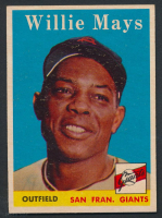 Willie Mays 1958 Topps #5 at PristineAuction.com