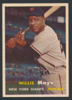 Willie Mays 1957 Topps #10 at PristineAuction.com