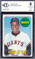 Willie Mays 1969 Topps #190 (BCCG 8) at PristineAuction.com
