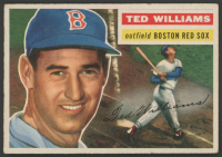 Ted Williams 1956 Topps #5 at PristineAuction.com