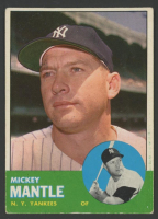 Mickey Mantle 1963 Topps #200 at PristineAuction.com