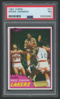 Magic Johnson 1981-82 Topps #21 (PSA 7) at PristineAuction.com