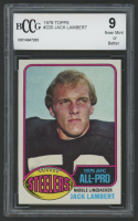 Jack Lambert 1976 Topps #220 AP RC (BCCG 9) at PristineAuction.com