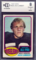 Jack Lambert 1976 Topps #220 AP RC (BCCG 8) at PristineAuction.com