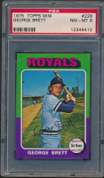 George Brett 1975 Topps Mini #228 RC (PSA 8) at PristineAuction.com