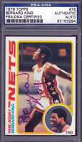 Bernard King Signed 1978-79 Topps #75 RC (PSA) at PristineAuction.com