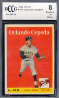 Orlando Cepeda 1958 Topps #343 RC (BCCG 8) at PristineAuction.com