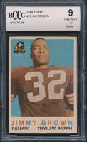 Jim Brown 1959 Topps #10 (BCCG 9) at PristineAuction.com