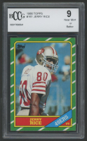 Jerry Rice 1986 Topps #161 RC (BCCG 9) at PristineAuction.com