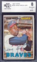 Hank Aaron 1967 Topps #250 (BCCG 8) at PristineAuction.com