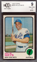 Willie Mays 1973 Topps #305 (BCCG 9) at PristineAuction.com