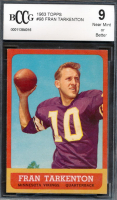 Fran Tarkenton 1963 Topps #98 (BCCG 9) at PristineAuction.com
