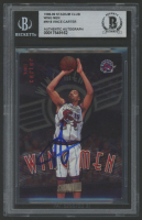 Vince Carter Signed 1998-99 Stadium Club Wing Men #W18 RC (BGS) at PristineAuction.com