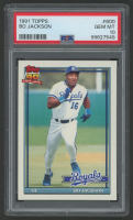 Bo Jackson 1991 Topps #600 (PSA 10) at PristineAuction.com