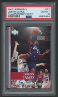 LeBron James 2007 Upper Deck Championship Court #192 (PSA 10) at PristineAuction.com