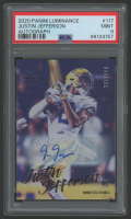 Justin Jefferson 2020 Luminance Autograph #117 #261/299 (PSA 9) at PristineAuction.com
