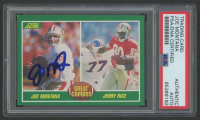 Joe Montana Signed 1989 Score #279 (PSA) at PristineAuction.com