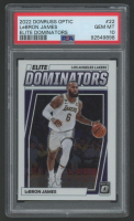 LeBron James 2022 Donruss Optic Elite Dominators #22 (PSA 10) at PristineAuction.com