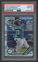Julio Rodriguez 2019 Bowman Chrome Draft Refractors #BDC60 (PSA 10) at PristineAuction.com
