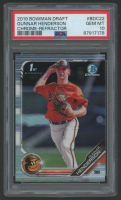 Gunnar Henderson 2019 Bowman Chrome Draft Refractor #BDC22 (PSA 10) at PristineAuction.com