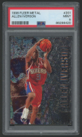 Allen Iverson 1996-97 Metal #201 RC (PSA 9) at PristineAuction.com