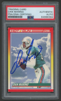 Dan Marino Signed 1990 Score #320 (PSA) at PristineAuction.com