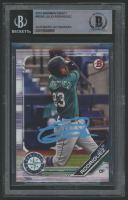 Julio Rodriguez Signed 2019 Bowman Draft #BD60 (BGS) at PristineAuction.com