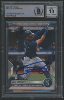 Julio Rodriguez Signed 2022 Topps Now #112 (BGS | Autograph Graded 10) at PristineAuction.com