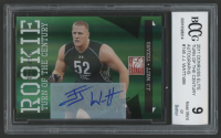 J.J. Watt 2011 Donruss Elite Turn of the Century Autographs #145 RC #405/499 (BCCG 9) at PristineAuction.com