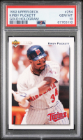 Kirby Puckett 1992 Upper Deck Gold Hologram #254 (PSA 10) at PristineAuction.com