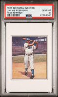 Jackie Robinson 1989 Bowman Reprint Inserts 50 #9 (PSA 10) at PristineAuction.com