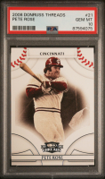 Pete Rose 2008 Donruss Threads #21 (PSA 10) at PristineAuction.com