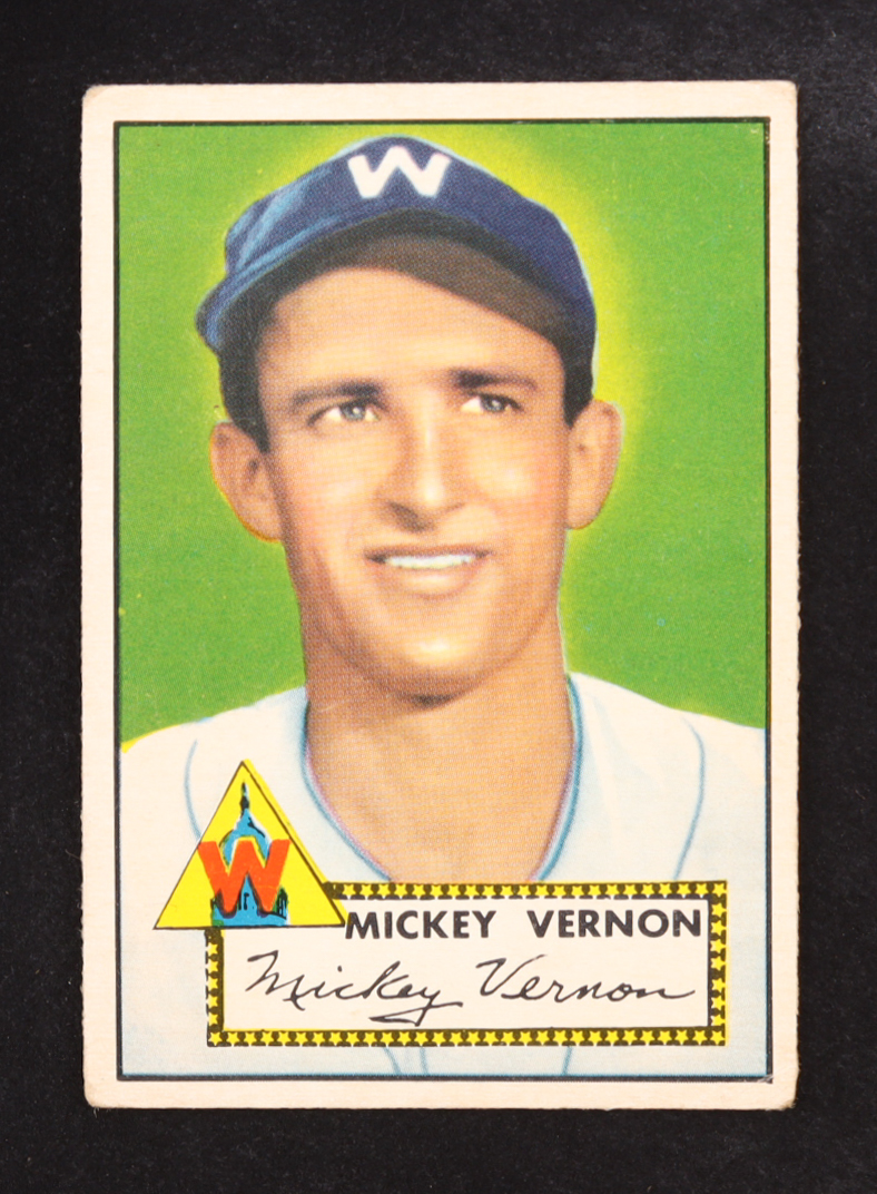 Mickey Vernon 1952 Topps #106 at PristineAuction.com Mickey Vernon 1952 Topps #106 at PristineAuction.com