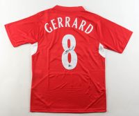 Steven Gerrard Signed Liverpool F.C. Reebok Authentic Jersey (Beckett) at PristineAuction.com