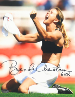 Brandi Chastain Signed Team USA 8x10 Photo Inscribed "6 USA" (Schwartz) at PristineAuction.com