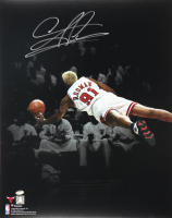 Dennis Rodman Signed Bulls 16x20 Photo (Schwartz) at PristineAuction.com