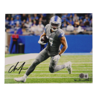 Amon-Ra St. Brown Signed Lions 8x10 Photo (Beckett) at PristineAuction.com