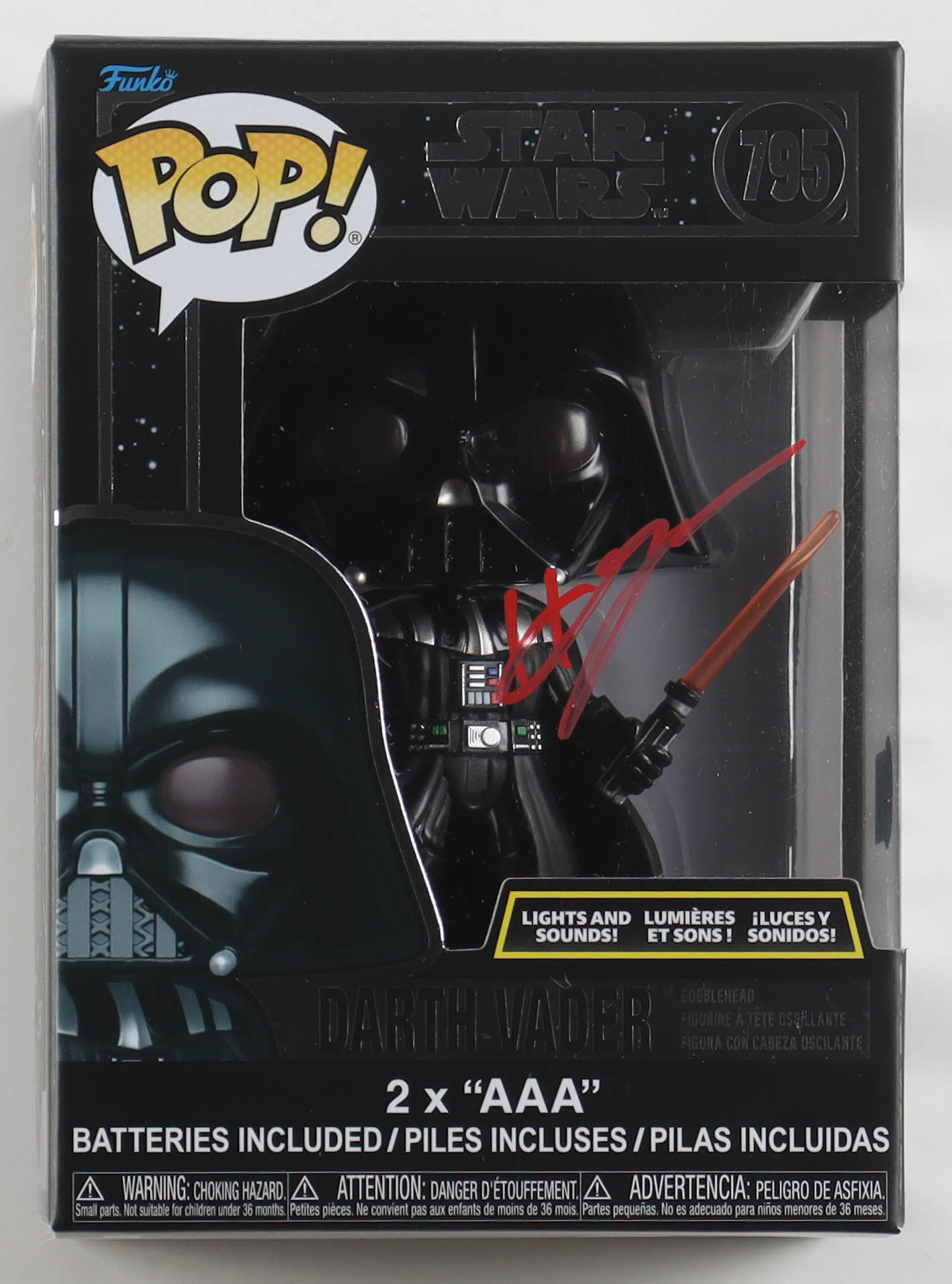 Hayden Christensen Signed "Star Wars" #795 Darth Vader Funko Pop! Vinyl Figure (Beckett) at PristineAuction.com Hayden Christensen Signed "Star Wars" #795 Darth Vader Funko Pop! Vinyl Figure (Beckett) at PristineAuction.com