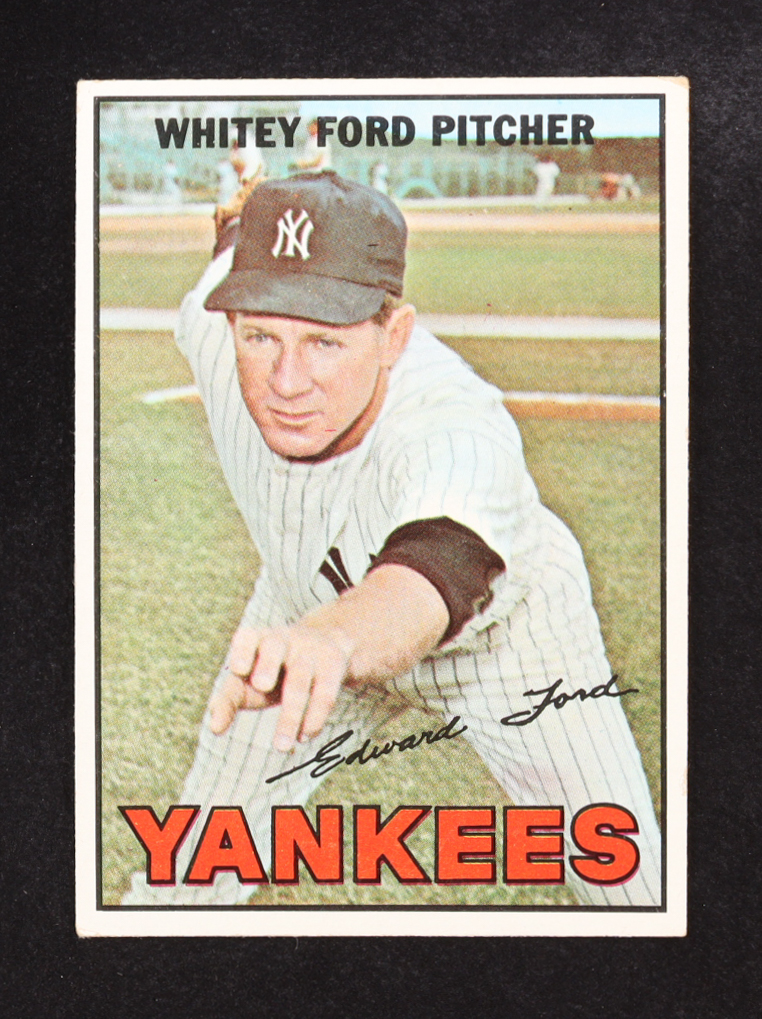 Whitey Ford 1967 Topps #5 at PristineAuction.com Whitey Ford 1967 Topps #5 at PristineAuction.com