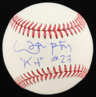 Lori Petty Signed OML Baseball Inscribed "Kit #23" (Schwartz) at PristineAuction.com