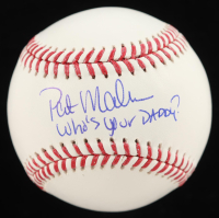Pat Mahomes Sr. Signed OML Baseball Inscribed "Who's Your Daddy?" (Schwartz) at PristineAuction.com