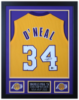 Shaquille O'Neal Signed Custom Framed Jersey Display (Beckett) at PristineAuction.com